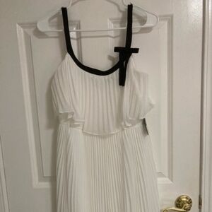 Karl Lagerfeld Chiffon Bow-Detail A-Line Dress